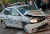 Maşină de poliţie, implicată într-un accident, în timp ce se afla în misiune, în Ialomiţa. Un agent a fost rănit 896496