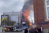 Incendiu de proporții uriașe la Copenhaga: a luat foc Bursa Veche 897696