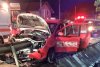 Maşină străpunsă complet de o balustradă într-un grav accident în Peretu, Teleorman 898058