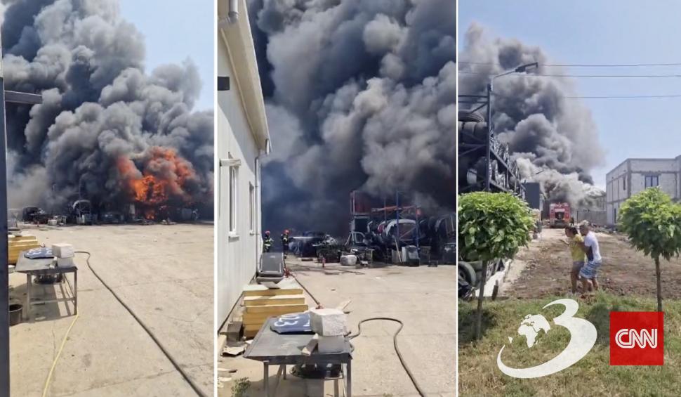 incendiu hala caracal