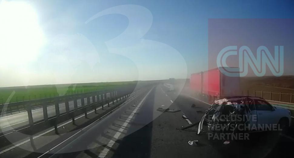 accident camera bord amator Timis